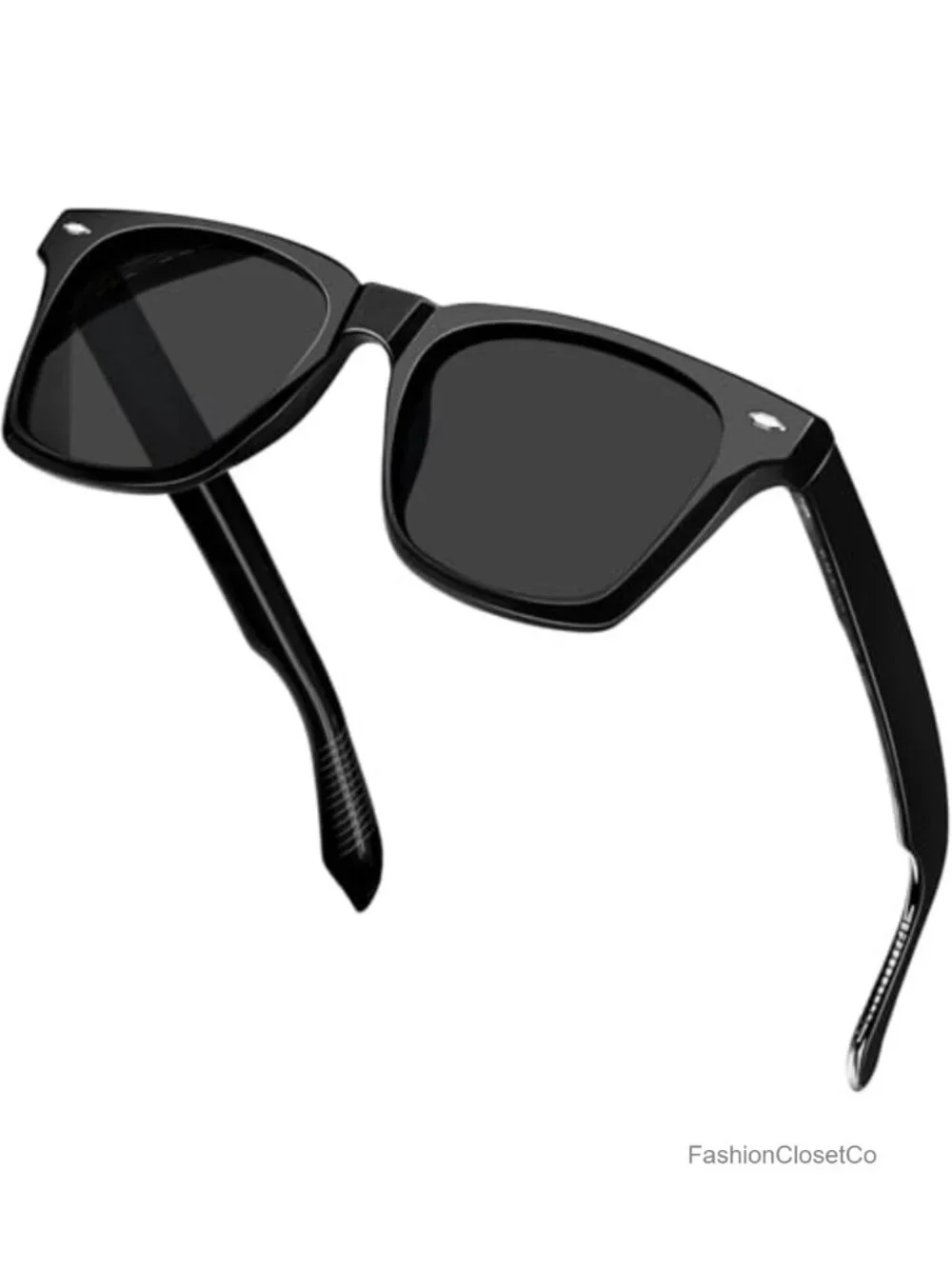 Square Polarized Sunglasses UV400 Acetate TR90 Frame Unisex Driving